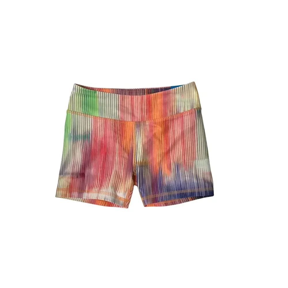 NWT DSG Girls Prismatic Reflection Momentum Shortie Shorts Youth Size Medium